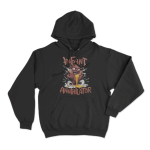 nfant Annihilator Hotdog Demon Unisex Hoodie Black