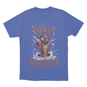 nfant Annihilator Hotdog Demon Unisex T Shirt Blue
